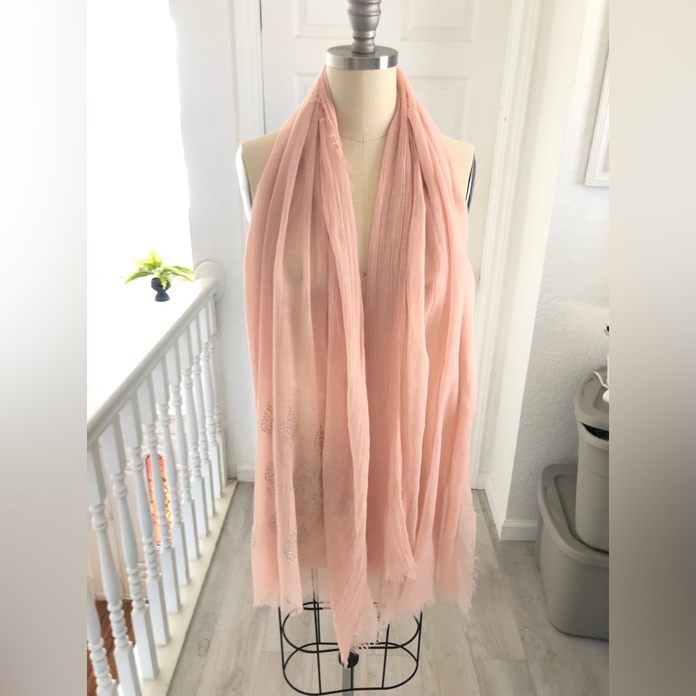 Blush scarf.